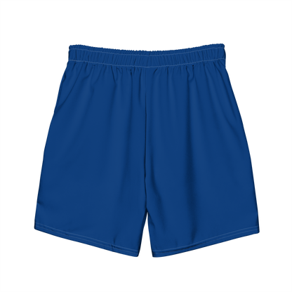 Michigan Upper Peninsula Men's Swim Trunks (w/ UP Outline) | Dearborn Blue