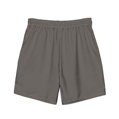 Michigan Upper Peninsula Men's Swim Trunks (w/ UP Outline ) | Warren Tank Grey