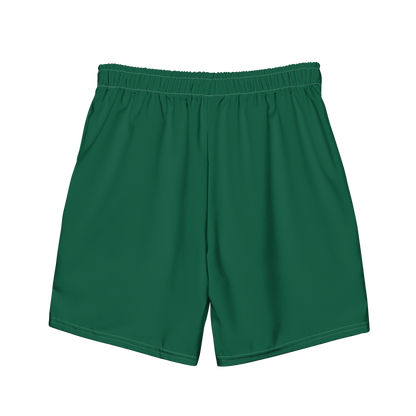 Michigan Upper Peninsula Men's Swim Trunks (w/ UP Outline ) | Superior Green