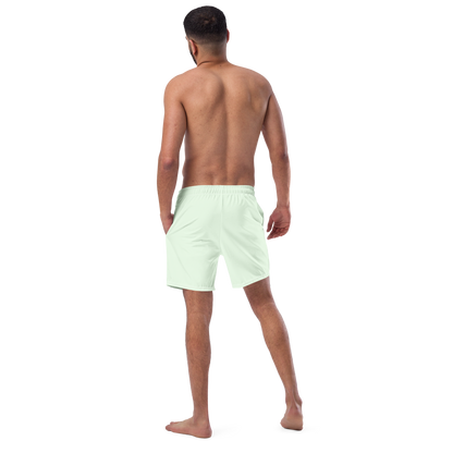 Michigan Upper Peninsula Men's Swim Trunks (w/ UP Outline ) | Dew Green