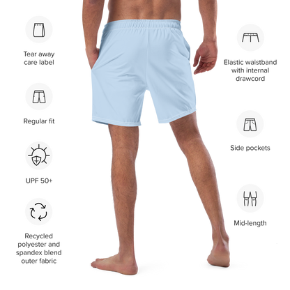 Michigan Upper Peninsula Men's Swim Trunks (w/ UP Outline) | Navy