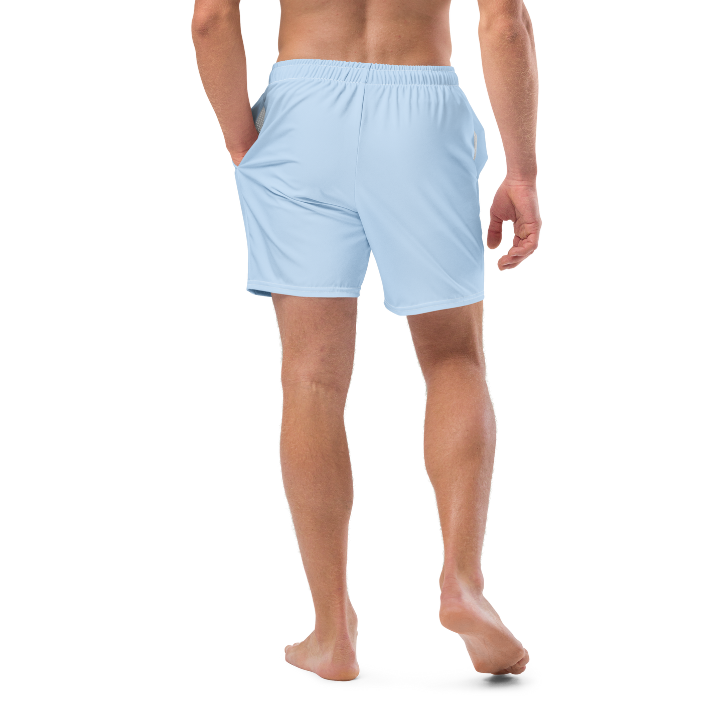 Michigan Upper Peninsula Men's Swim Trunks (w/ UP Outline) | Navy