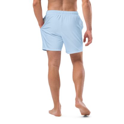 Michigan Upper Peninsula Men's Swim Trunks (w/ UP Outline) | Navy