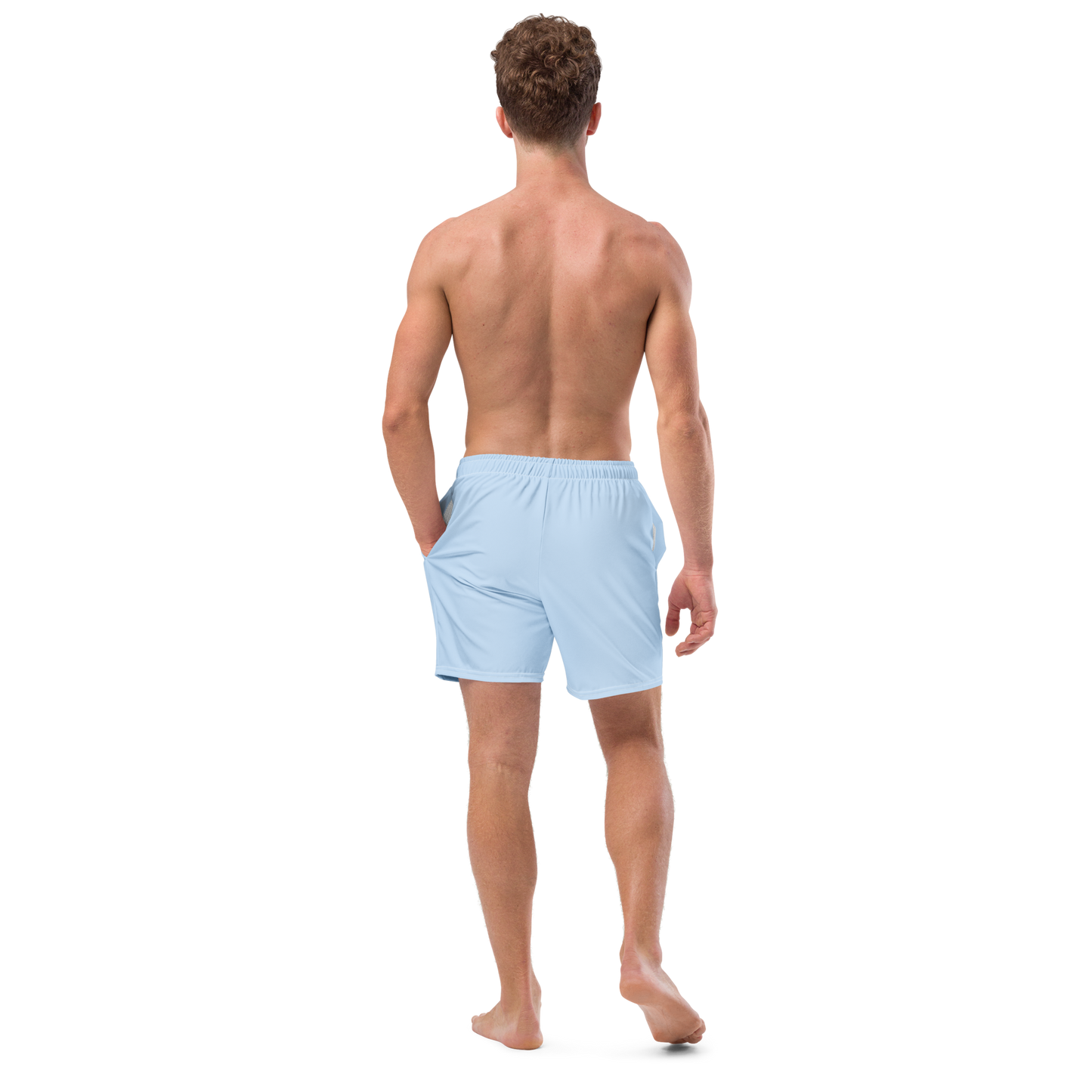 Michigan Upper Peninsula Men's Swim Trunks (w/ UP Outline) | Navy