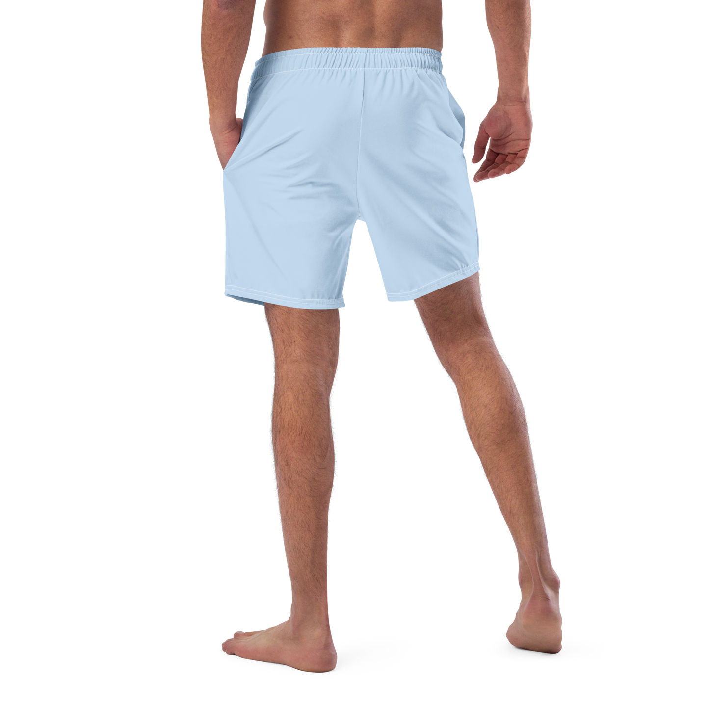 Michigan Upper Peninsula Men's Swim Trunks (w/ UP Outline) | Navy