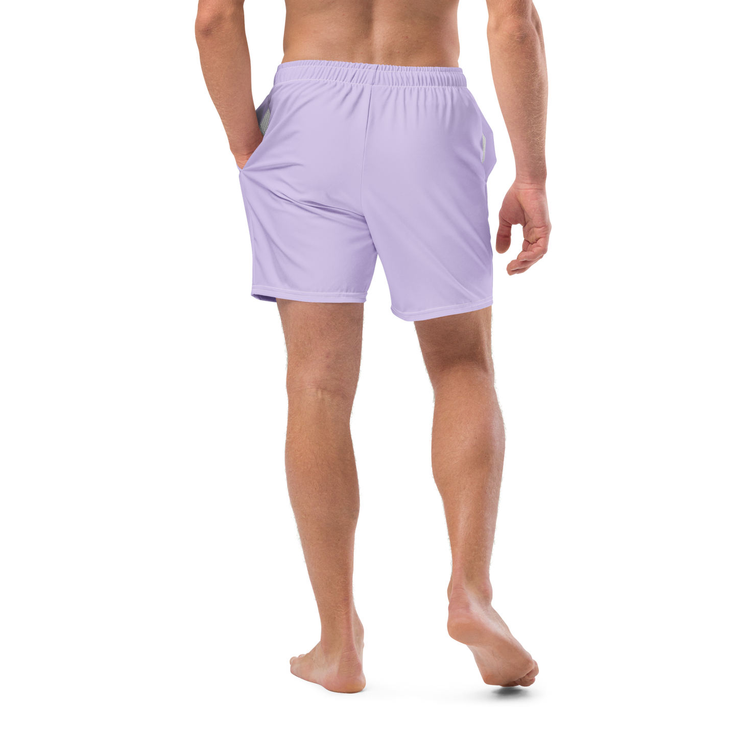 Michigan Upper Peninsula Men's Swim Trunks (w/ UP Outline ) | Lavender