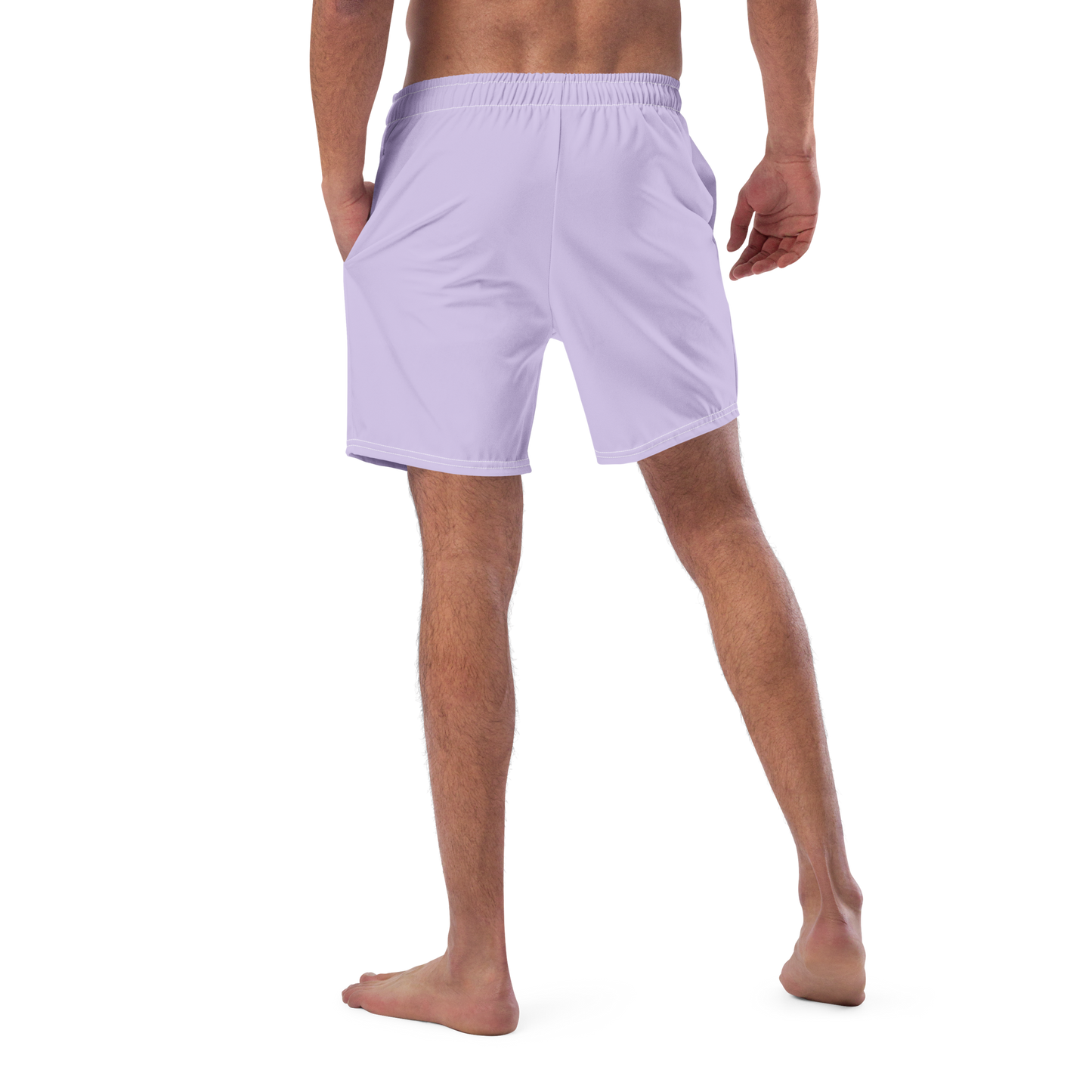 Michigan Upper Peninsula Men's Swim Trunks (w/ UP Outline ) | Lavender