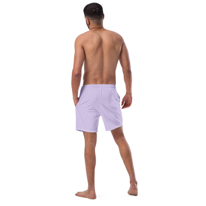 Michigan Upper Peninsula Men's Swim Trunks (w/ UP Outline ) | Lavender