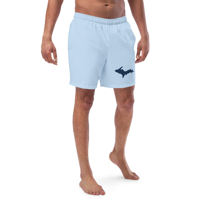 Michigan Upper Peninsula Men's Swim Trunks (w/ UP Outline) | Navy