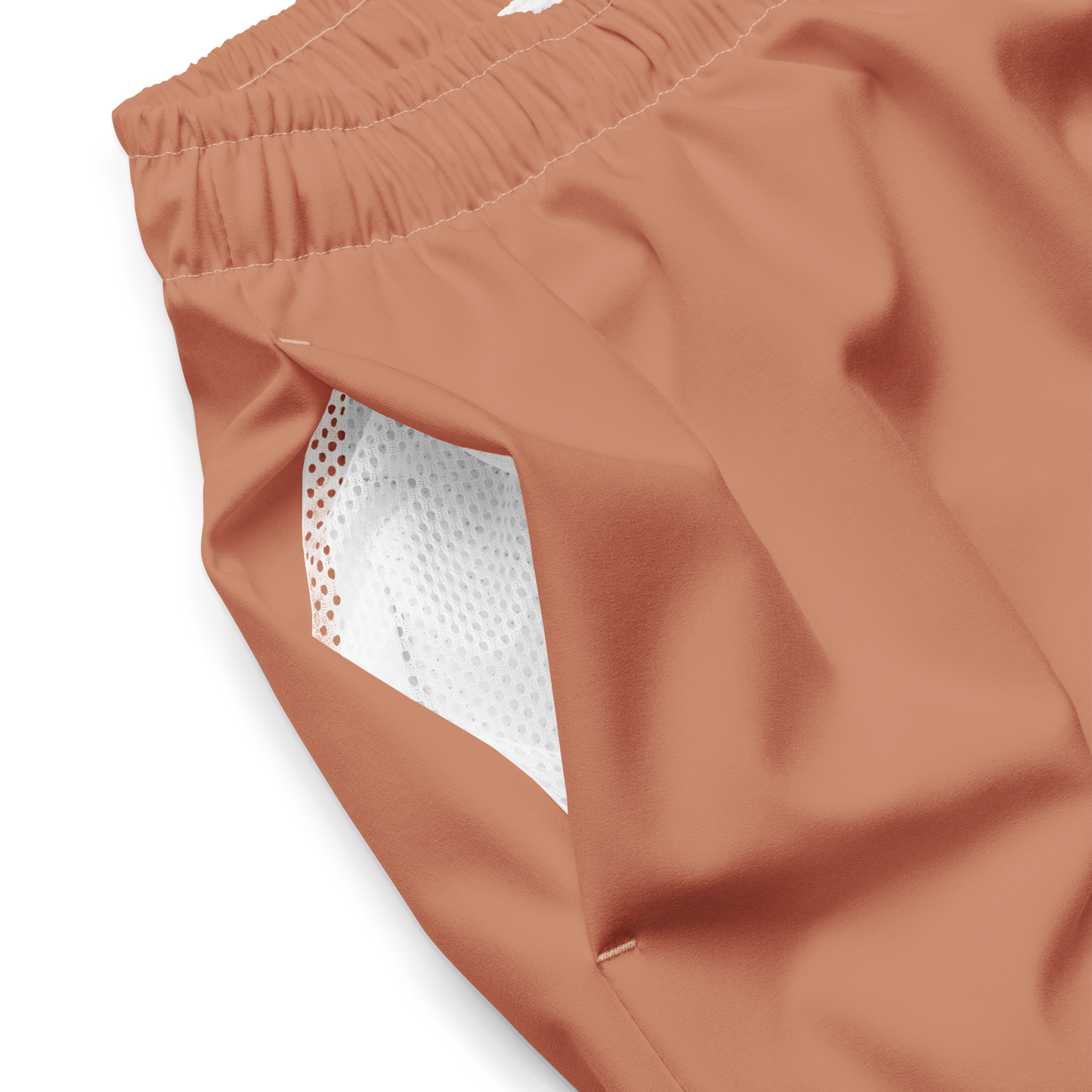 Michigan Upper Peninsula Men's Swim Trunks (w/ UP Outline) | Copper Color