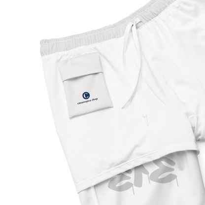 Detroit '313' Men's Swim Trunks | Birch Bark White