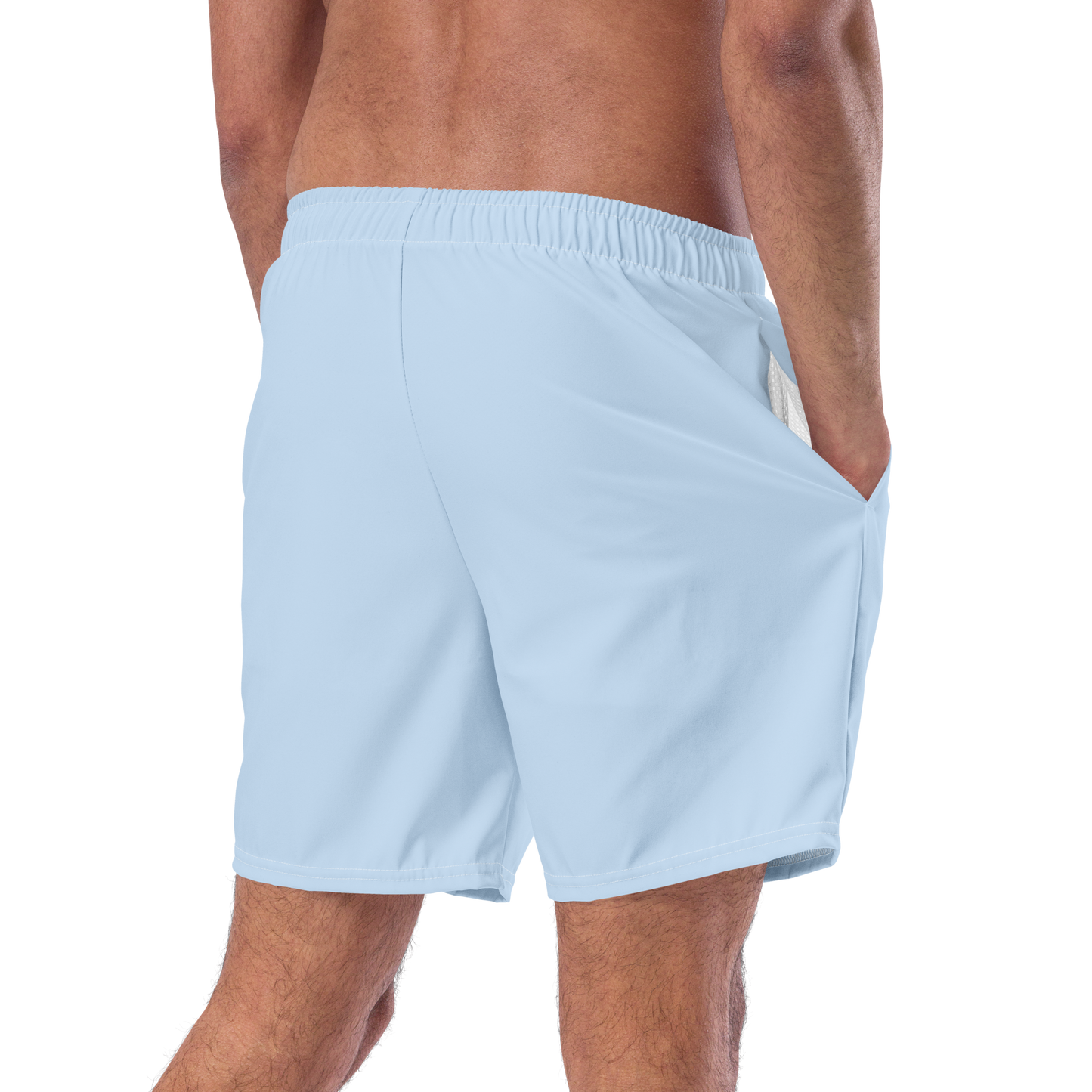 Michigan Upper Peninsula Men's Swim Trunks (w/ UP Outline) | Navy