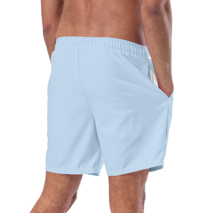 Michigan Upper Peninsula Men's Swim Trunks (w/ UP Outline) | Navy