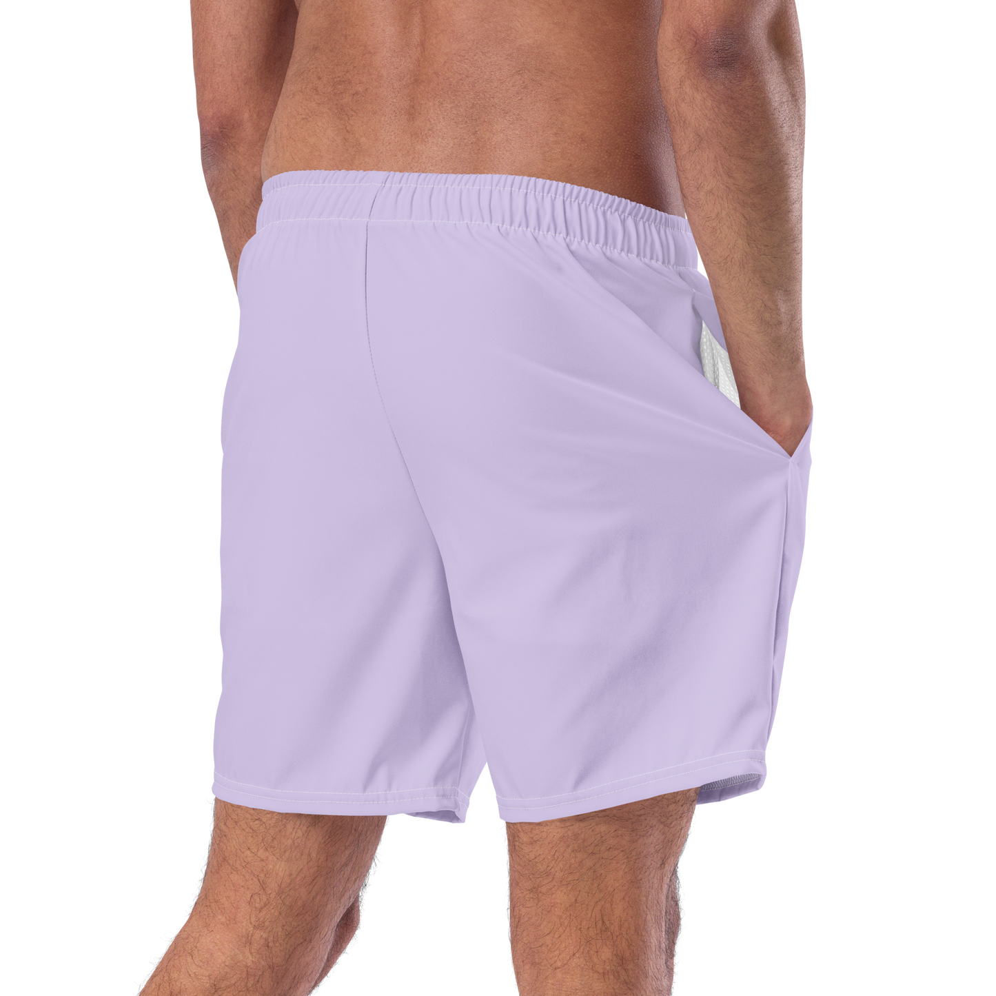 Michigan Upper Peninsula Men's Swim Trunks (w/ UP Outline ) | Lavender