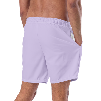 Michigan Upper Peninsula Men's Swim Trunks (w/ UP Outline ) | Lavender