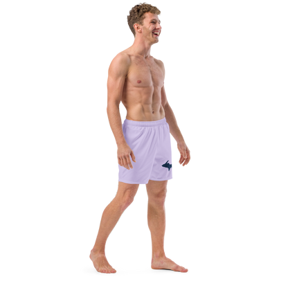 Michigan Upper Peninsula Men's Swim Trunks (w/ UP Outline ) | Lavender