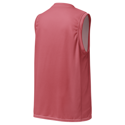 Michigan Upper Peninsula Basketball Jersey (w/ UP Outline) | Unisex - Watermelon Pink