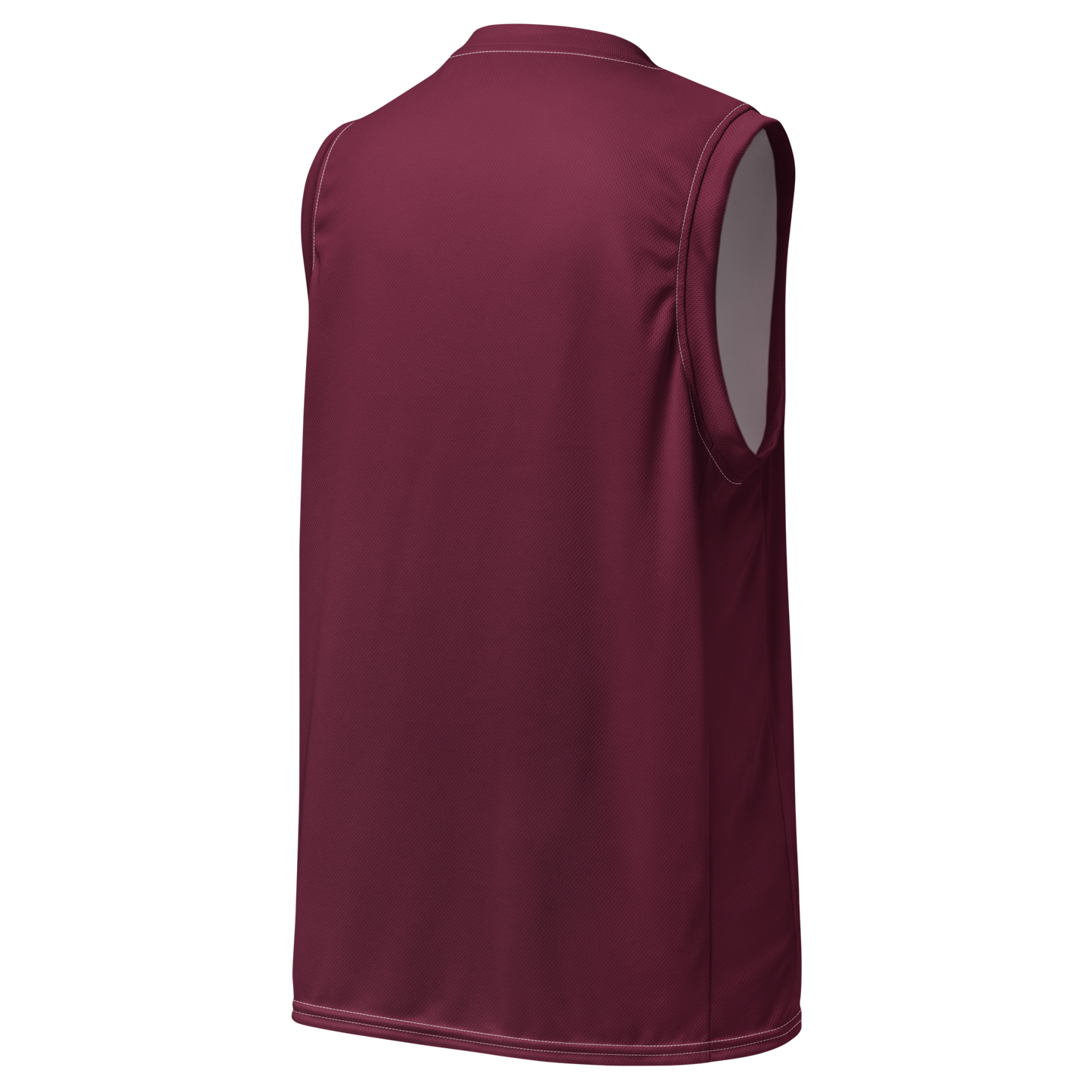 Michigan Upper Peninsula Basketball Jersey (w/ UP Outline) | Unisex - Old Mission Burgundy