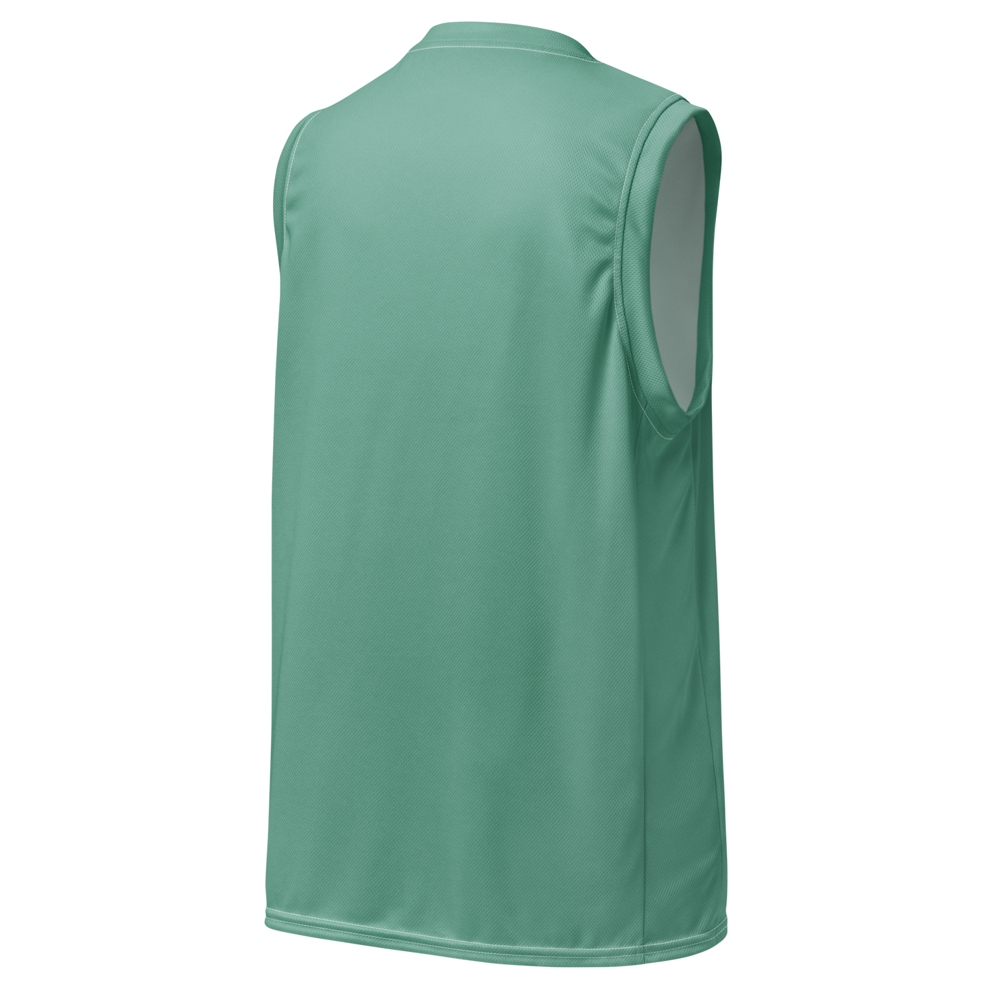 Michigan Upper Peninsula Basketball Jersey ( w/ UP Outline) | Unisex - Metallic Mint Green