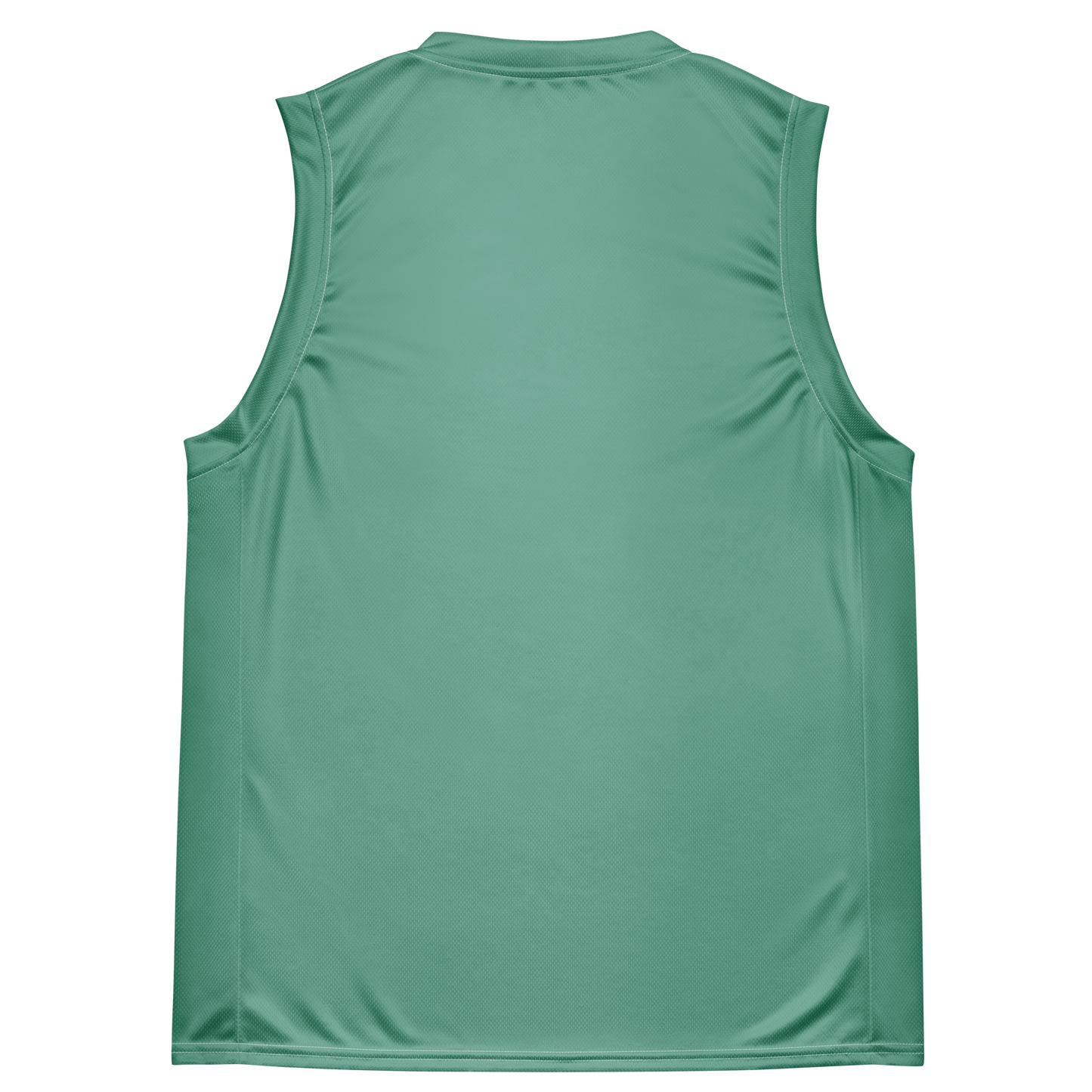 Michigan Upper Peninsula Basketball Jersey ( w/ UP Outline) | Unisex - Metallic Mint Green