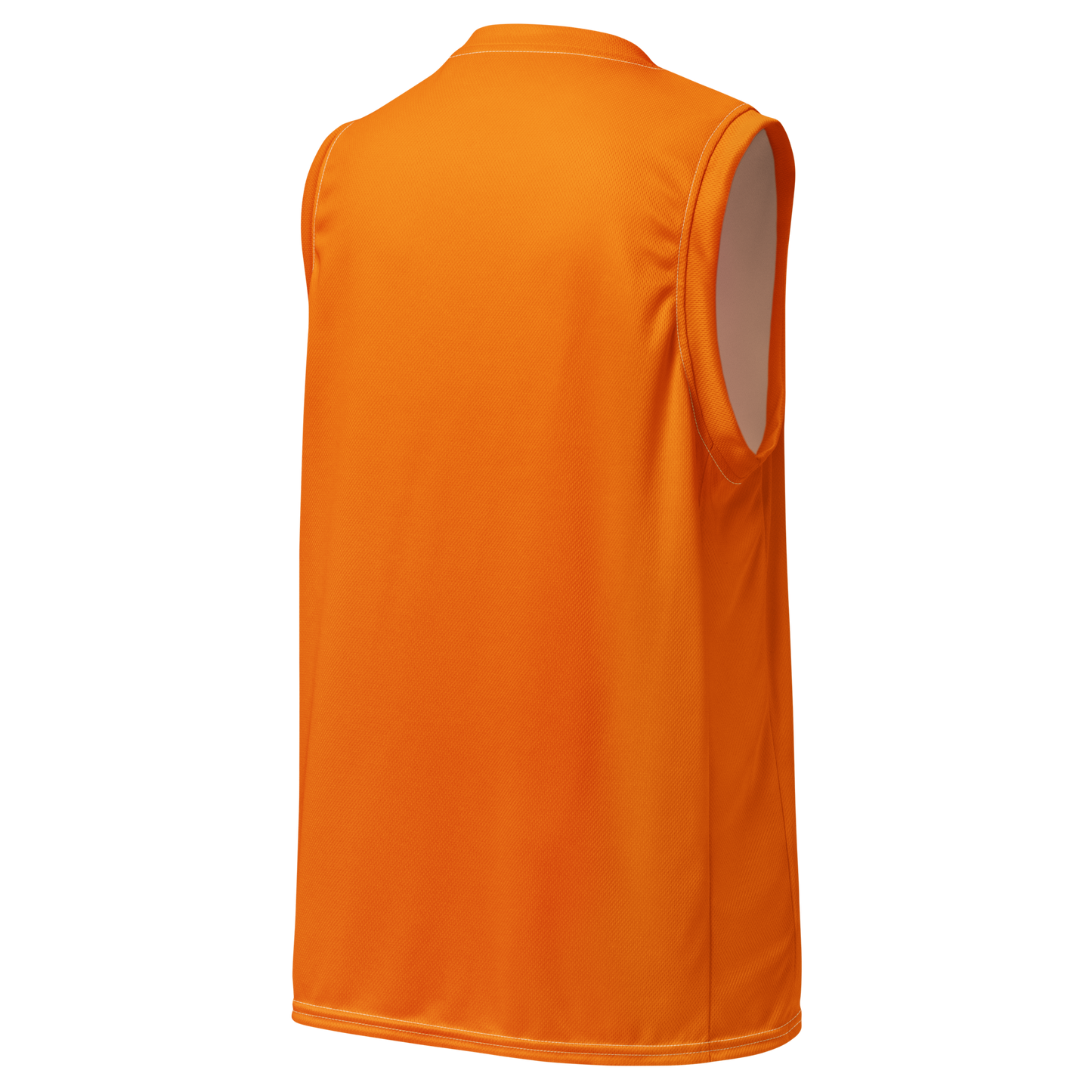 Michigan Upper Peninsula Basketball Jersey (w/ UP Outline) | Unisex - Safety Orange