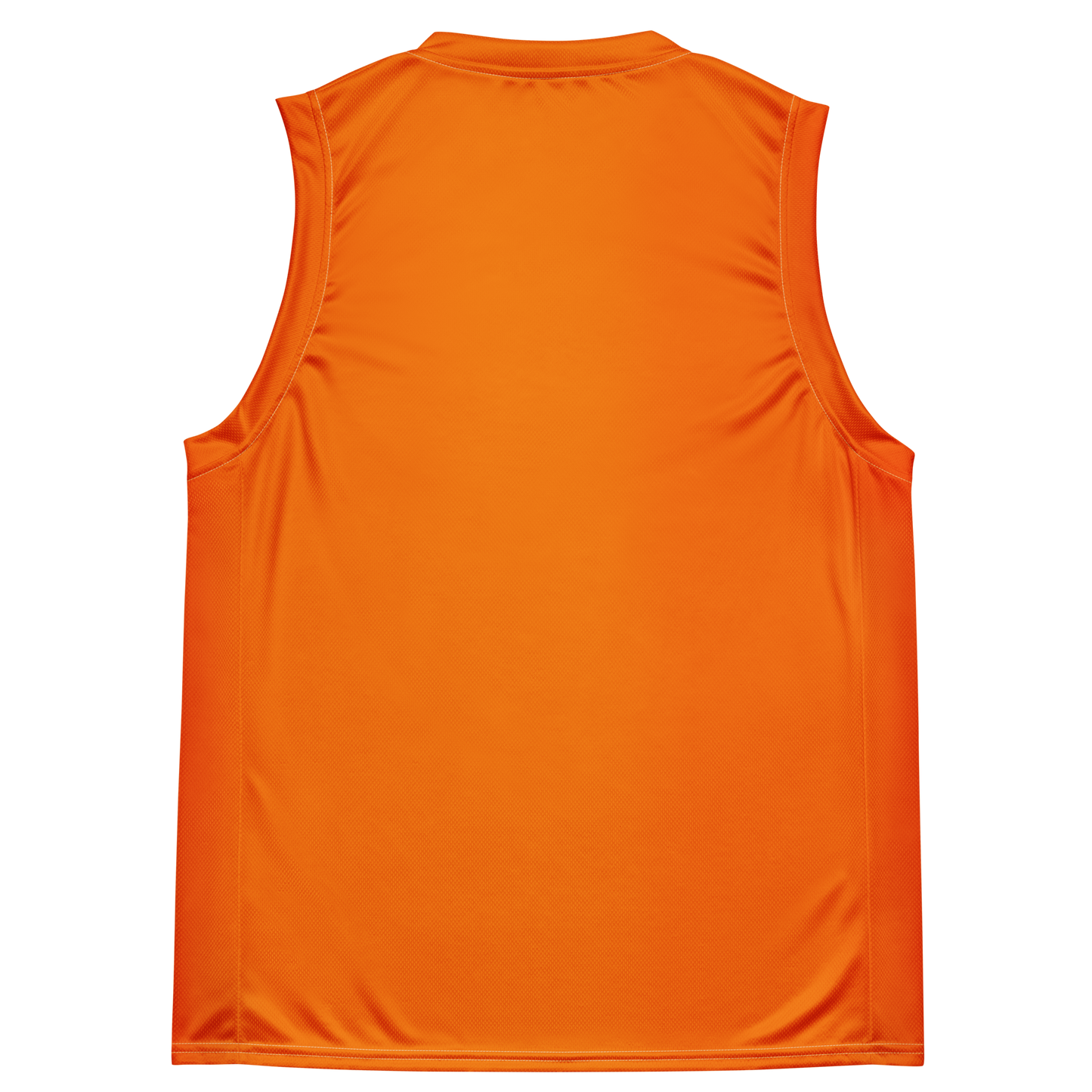 Michigan Upper Peninsula Basketball Jersey (w/ UP Outline) | Unisex - Safety Orange