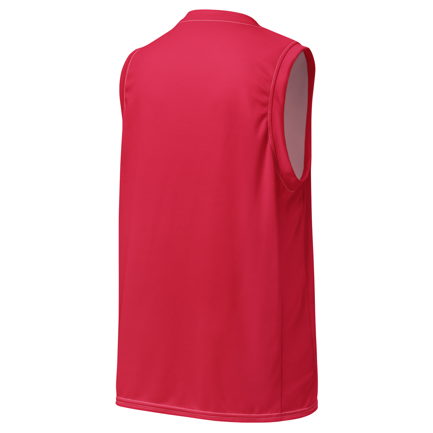 Michigan Upper Peninsula Basketball Jersey (w/ UP Outline) | Unisex - Lighthouse Red