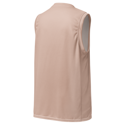 Michigan Upper Peninsula Basketball Jersey (w/ UP Outline) | Unisex - Rose Gold