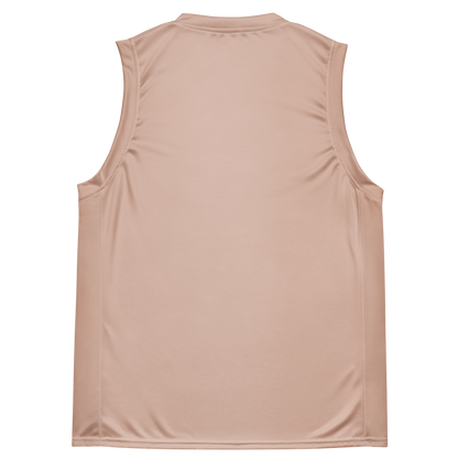 Michigan Upper Peninsula Basketball Jersey (w/ UP Outline) | Unisex - Rose Gold