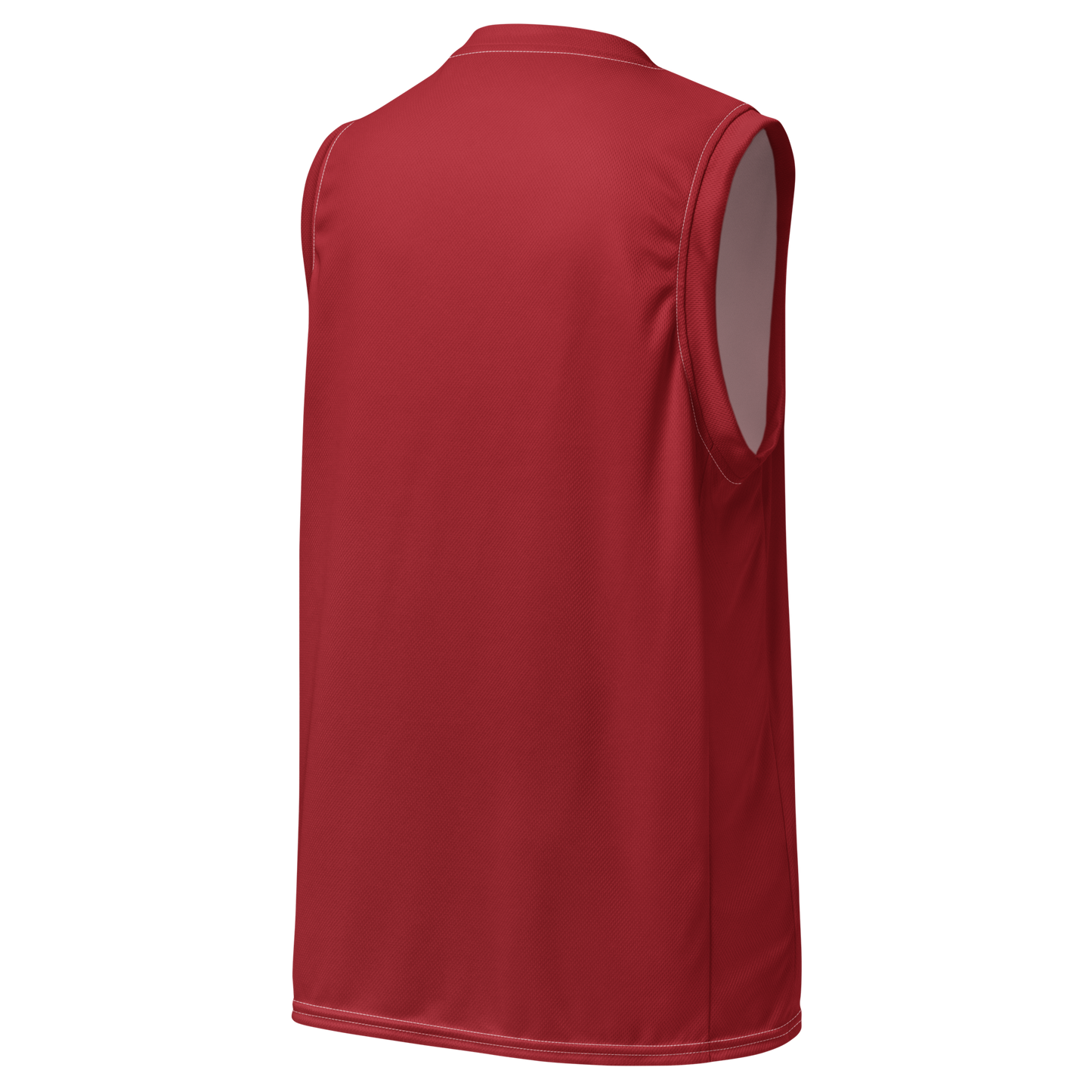 Michigan Upper Peninsula Basketball Jersey (w/ UP Outline) | Unisex - Thibleberry Red