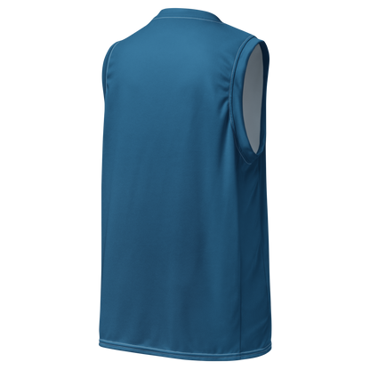 Michigan Upper Peninsula Basketball Jersey (w/ UP Outline) | Unisex - Blueberry