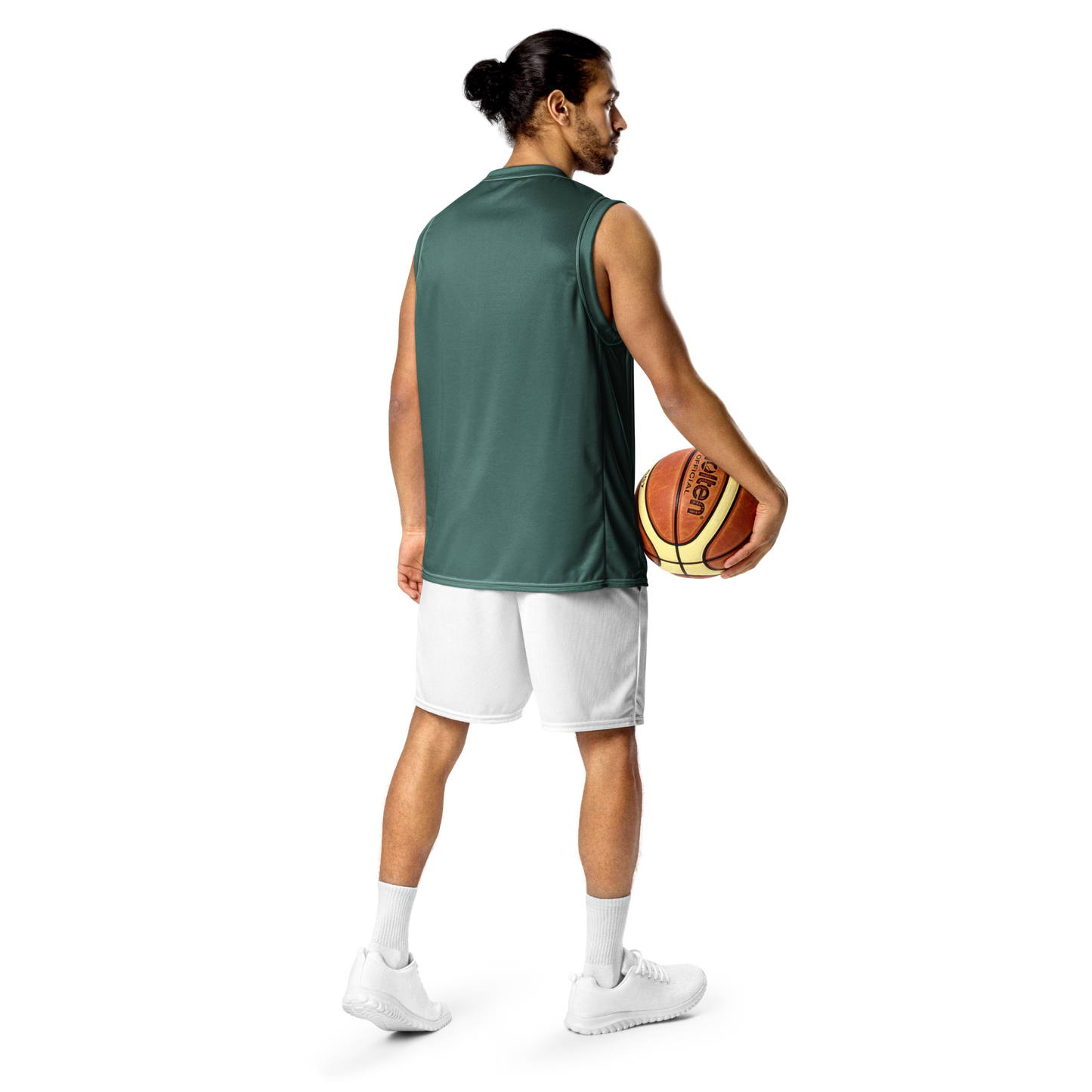 Michigan Upper Peninsula Basketball Jersey (w/ UP Outline) | Unisex - Copper Green