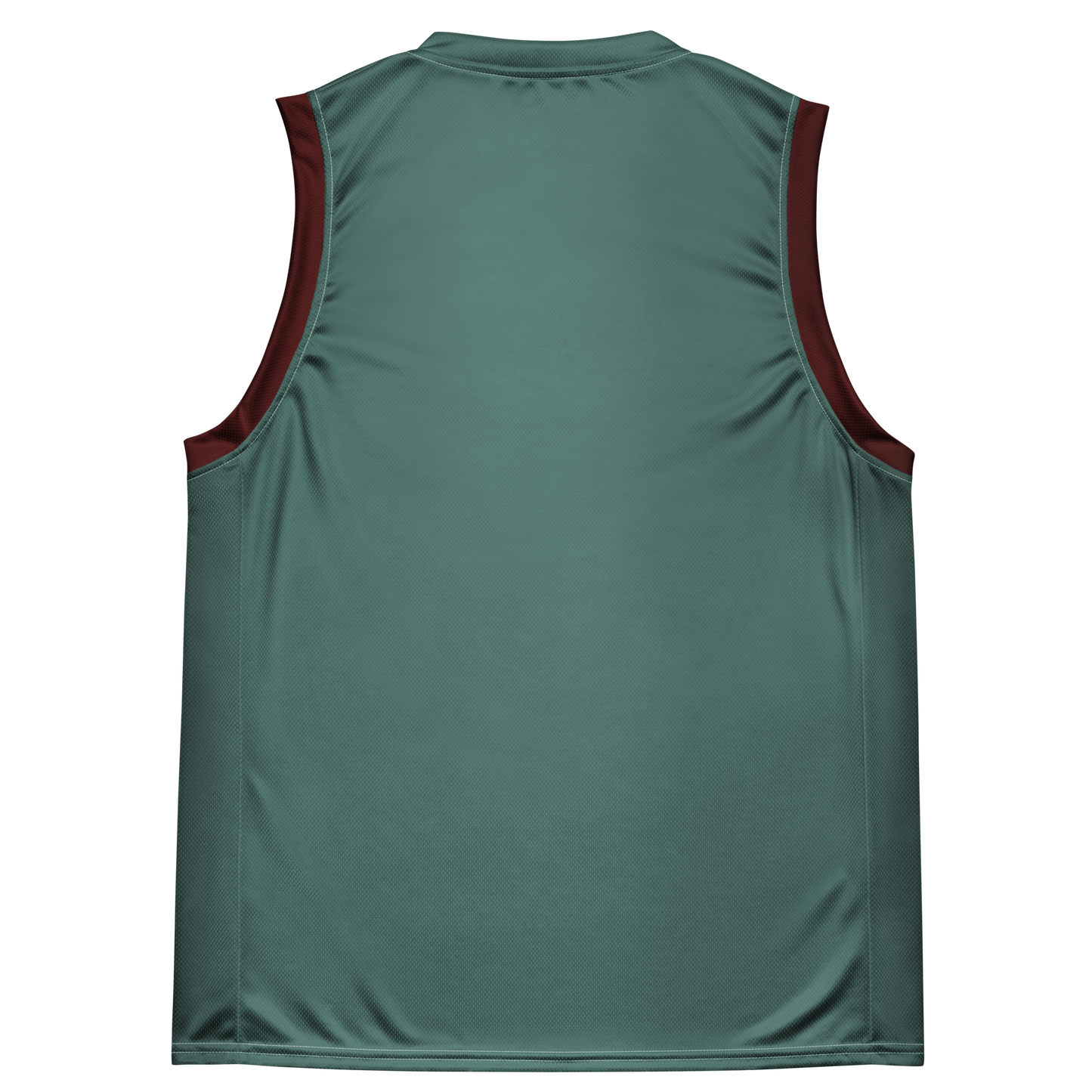 Michigan Upper Peninsula Basketball Jersey (w/ UP Outline) | Unisex - Cherrywood Red