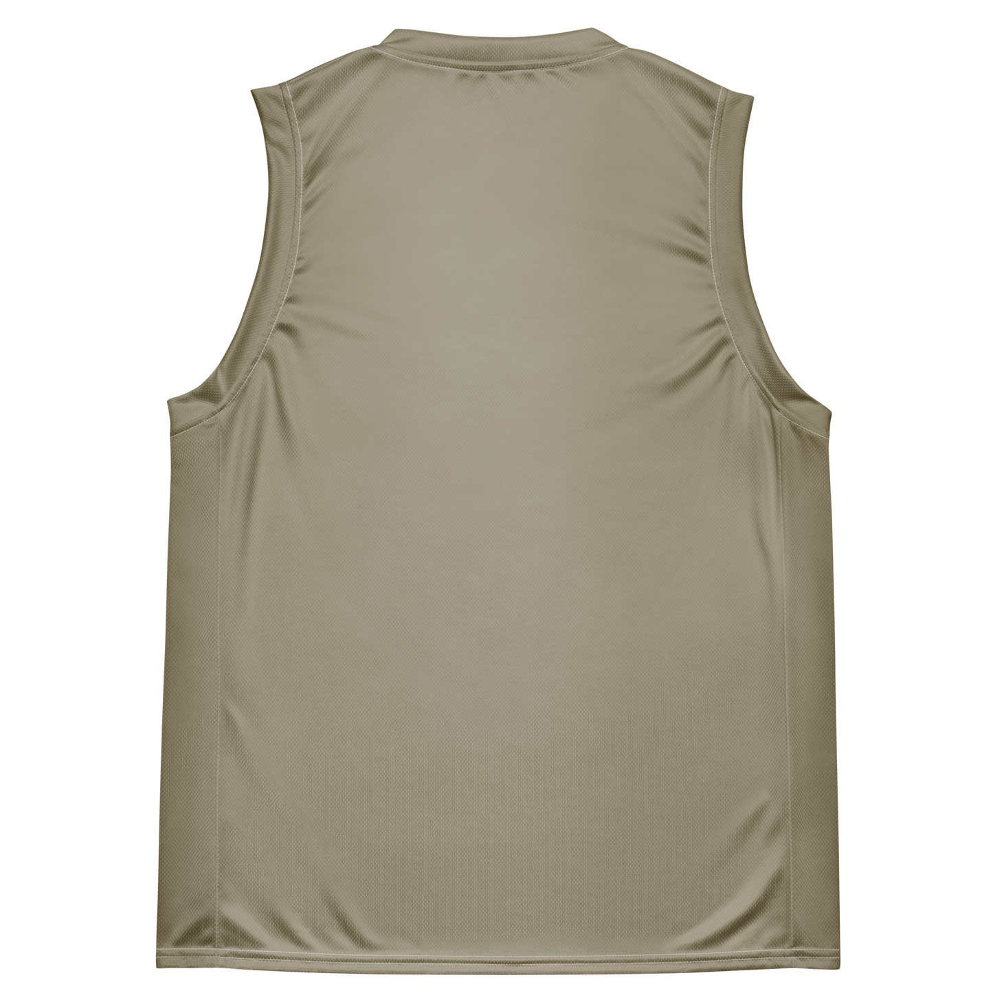 Michigan Upper Peninsula Basketball Jersey (w/ UP Outline) | Unisex - Petoskey Stone Beige