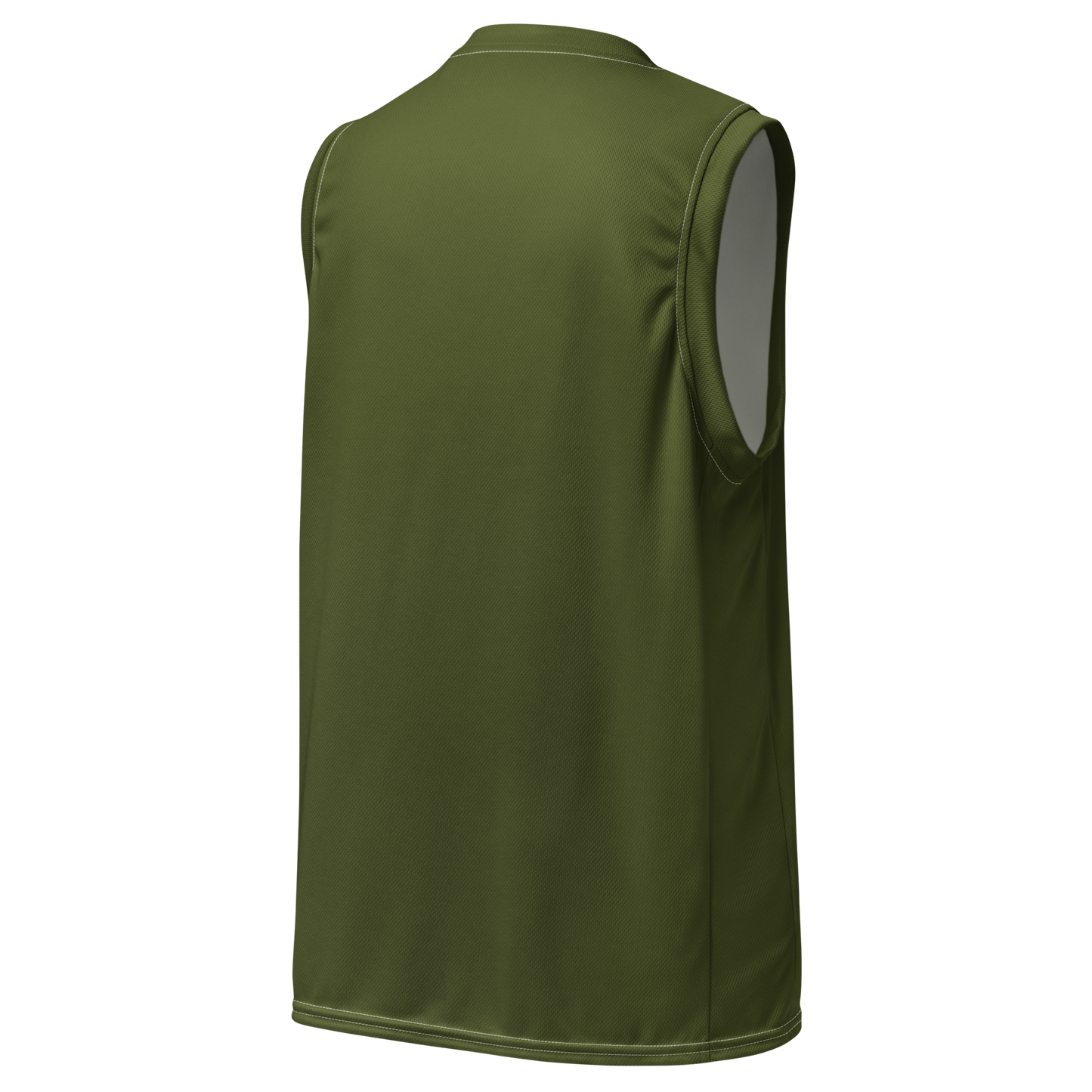 Michigan Upper Peninsula Basketball Jersey (w/ UP Outline) | Unisex - Army Green