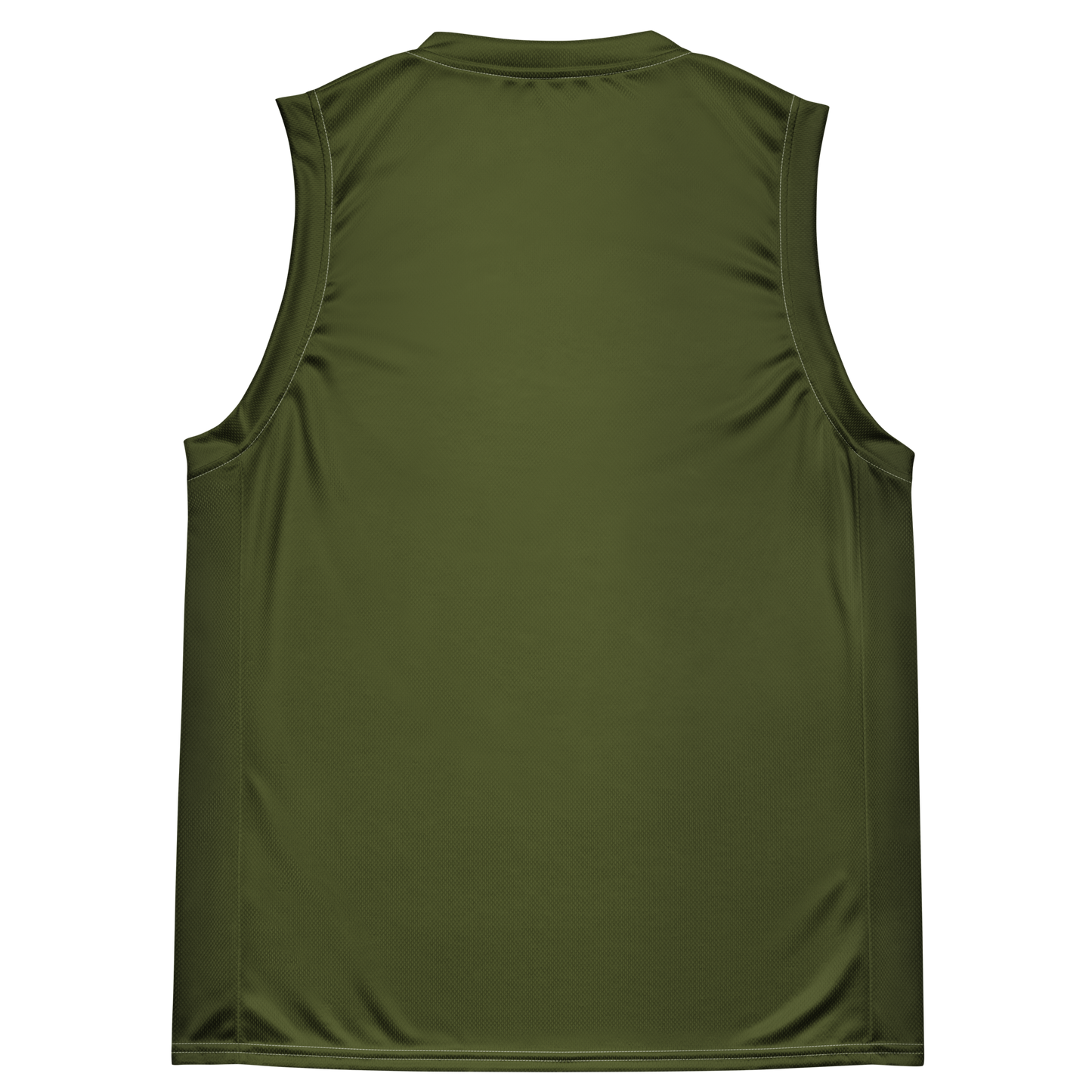 Michigan Upper Peninsula Basketball Jersey (w/ UP Outline) | Unisex - Army Green