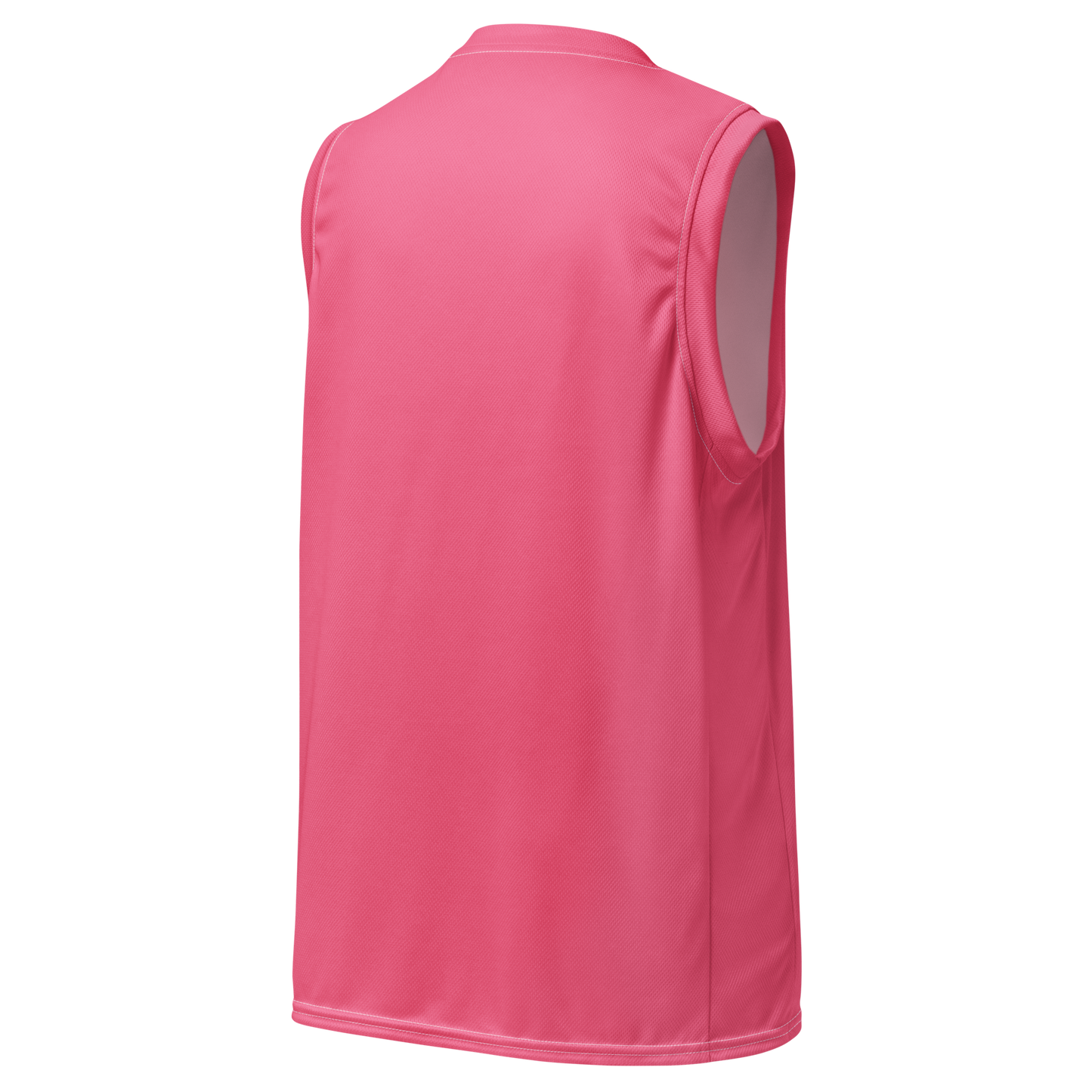 Michigan Upper Peninsula Basketball Jersey (w/ UP Outline) | Unisex - Rhodochrosite Pink