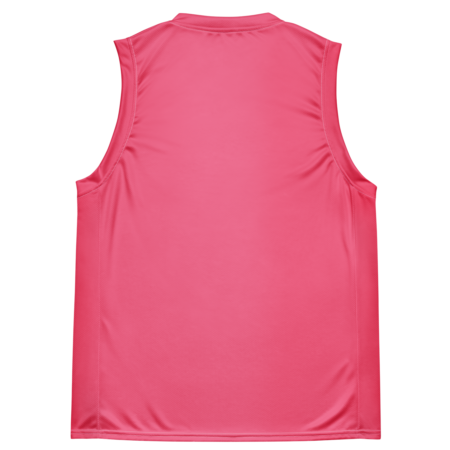 Michigan Upper Peninsula Basketball Jersey (w/ UP Outline) | Unisex - Rhodochrosite Pink