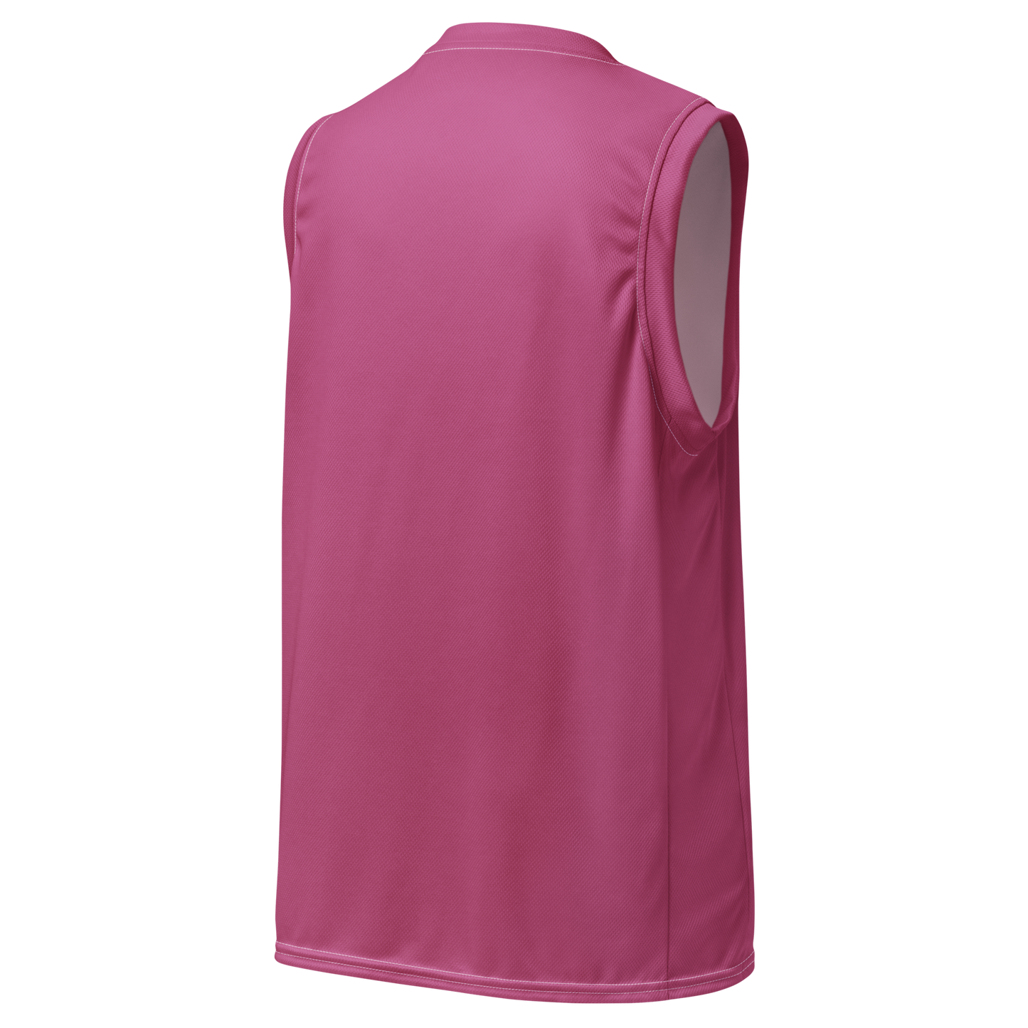 Michigan Upper Peninsula Basketball Jersey (w/ UP Outline) | Unisex - Apple Blossom Pink