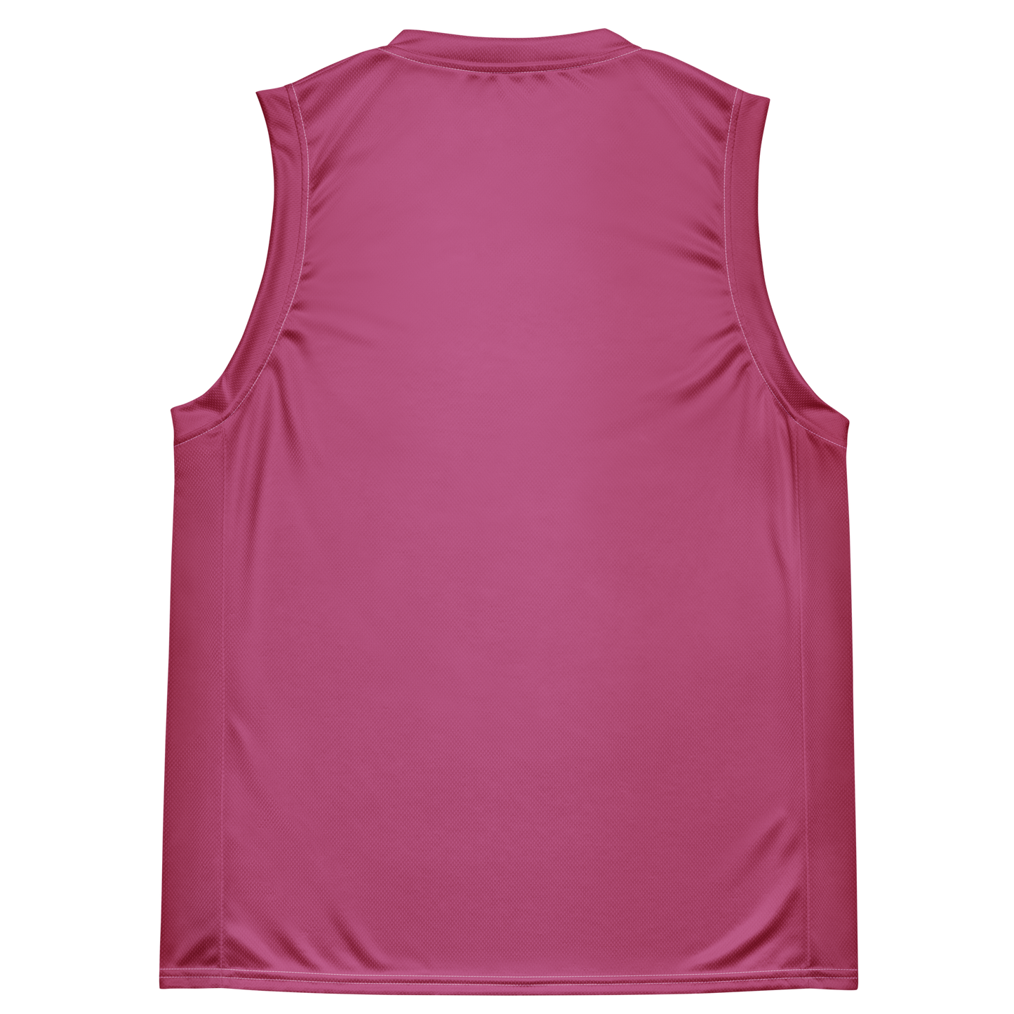 Michigan Upper Peninsula Basketball Jersey (w/ UP Outline) | Unisex - Apple Blossom Pink