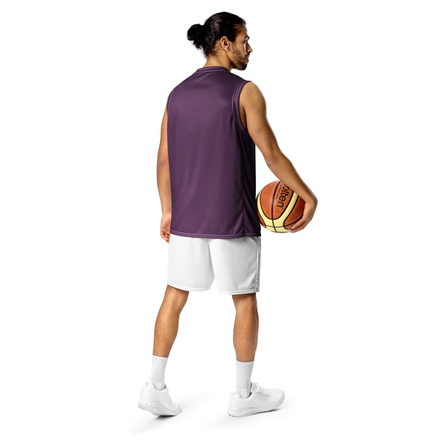 Michigan Upper Peninsula Basketball Jersey (w/ UP Outline) | Unisex - Plum