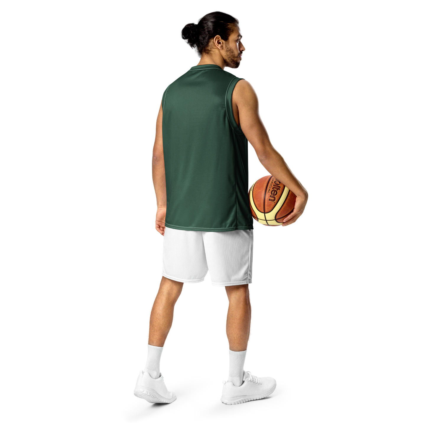 Michigan Upper Peninsula Basketball Jersey (w/ UP Outline) | Unisex - Ginger Ale Green