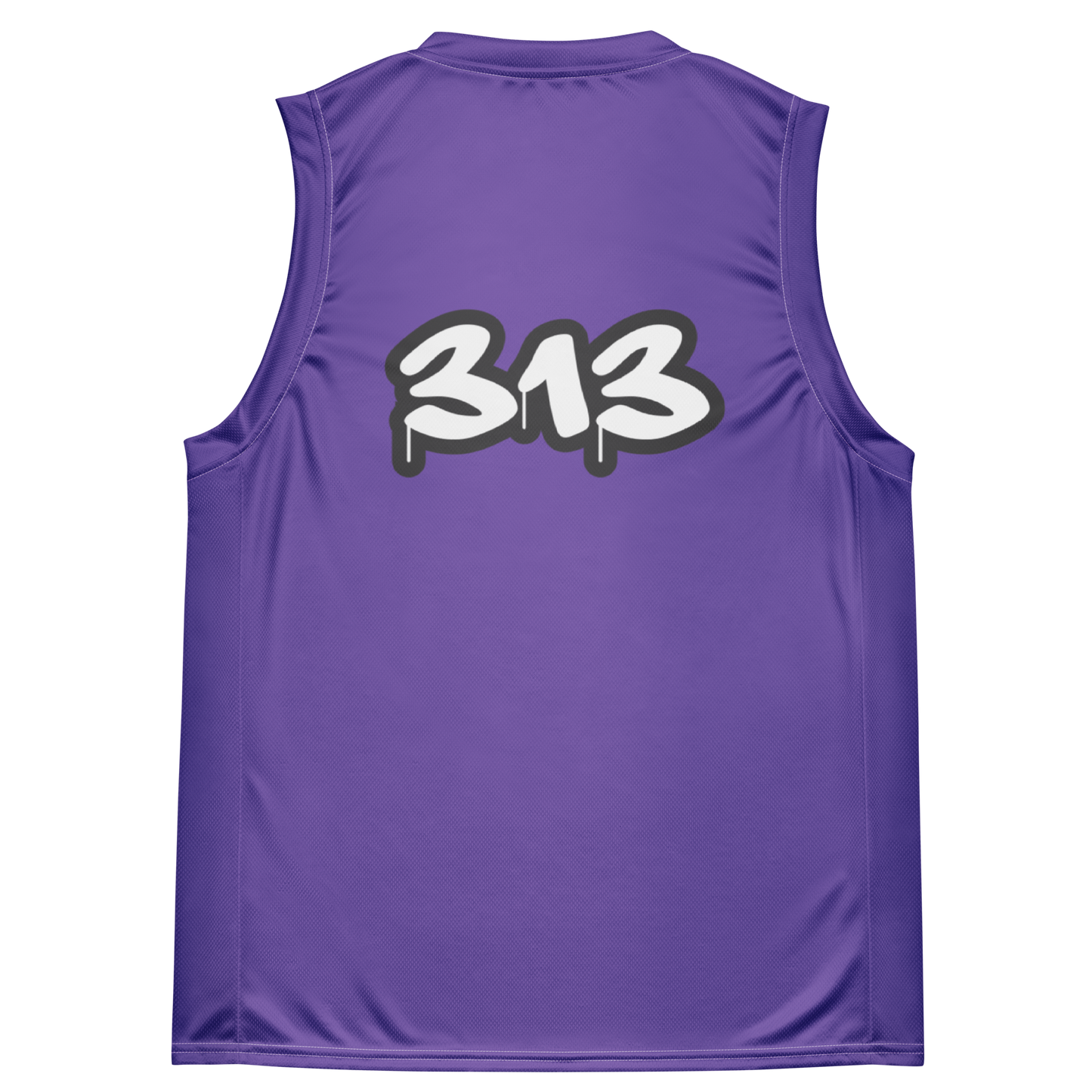 'Detroit 313' Basketball Jersey (Tag Edition) | Unisex - Lake Iris