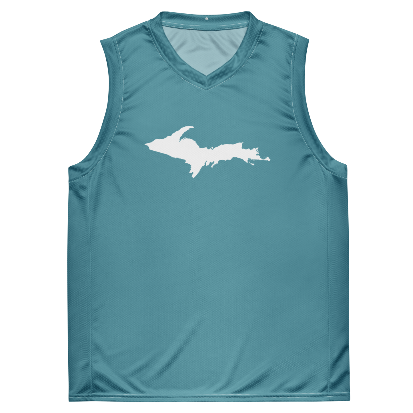 Michigan Upper Peninsula Basketball Jersey (w/ UP Outline) | Unisex - Lake Huron