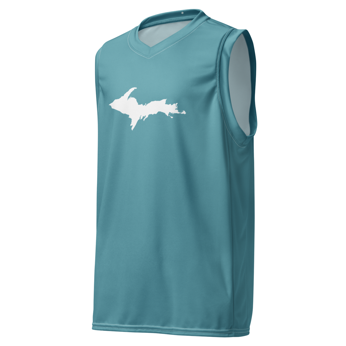 Michigan Upper Peninsula Basketball Jersey (w/ UP Outline) | Unisex - Lake Huron