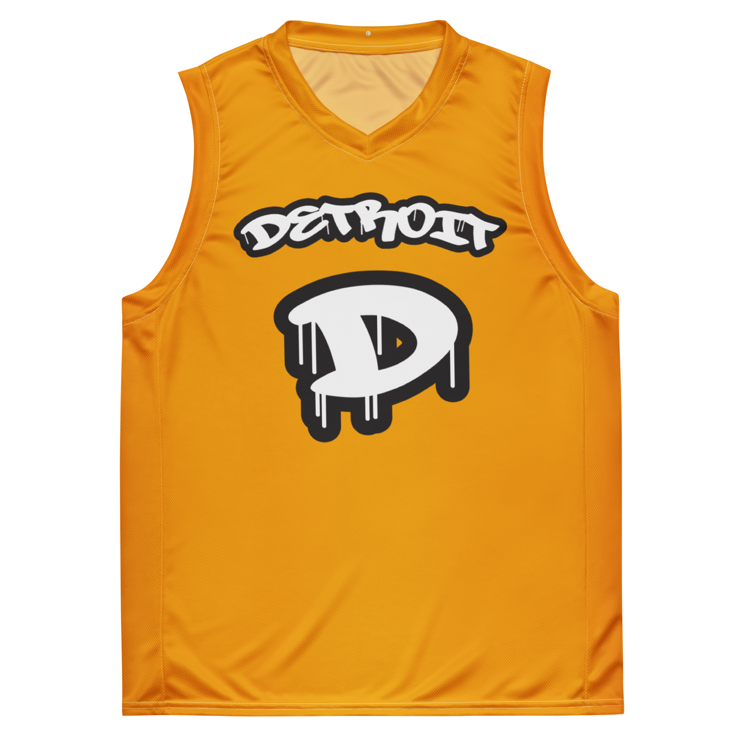 'Detroit 313' Basketball Jersey (Tag Edition) | Unisex - Birch Bark Orange