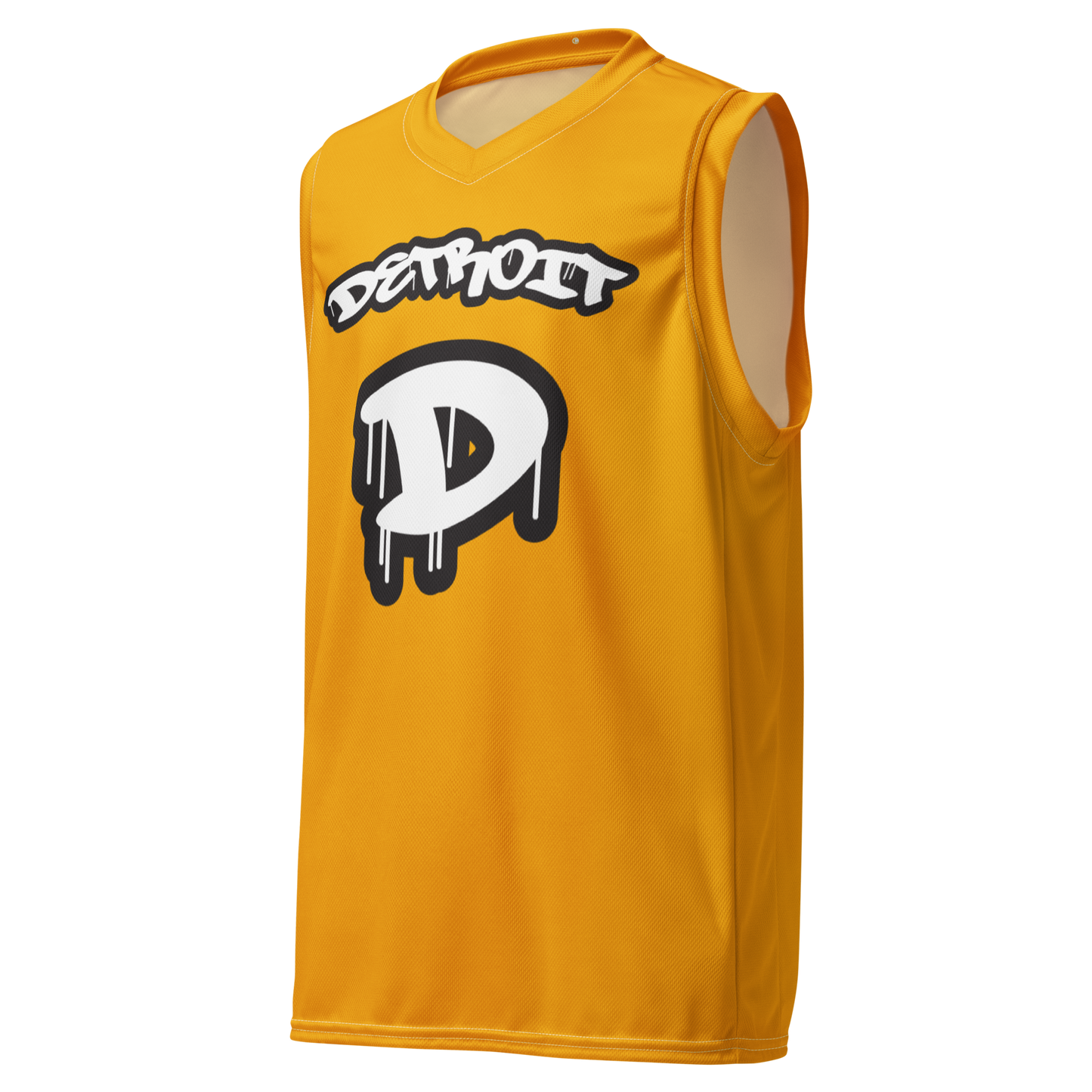 'Detroit 313' Basketball Jersey (Tag Edition) | Unisex - Birch Bark Orange