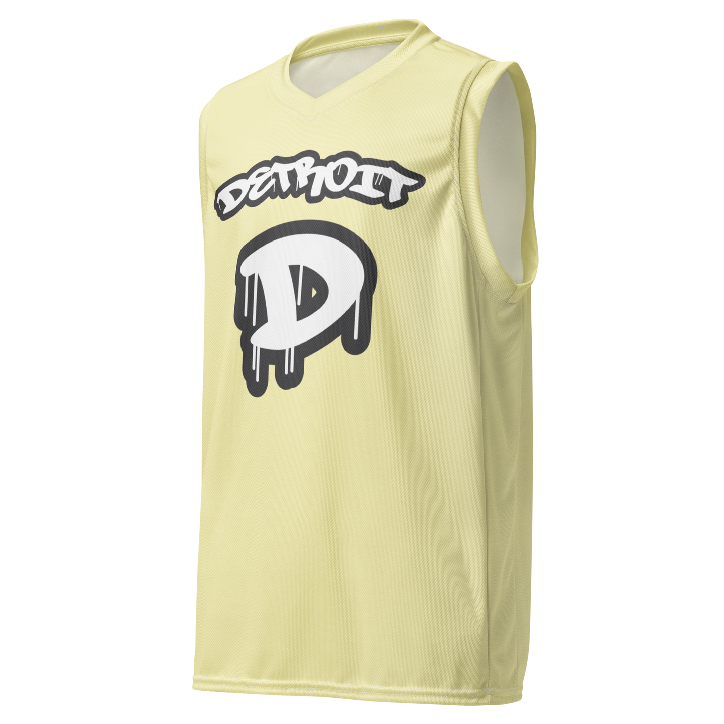 'Detroit 313' Basketball Jersey (Tag Edition) | Unisex - Canary Yellow