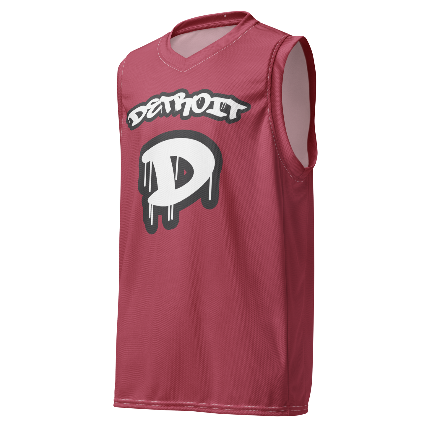 'Detroit 313' Basketball Jersey (Tag Edition) | Unisex - Popstar Pink