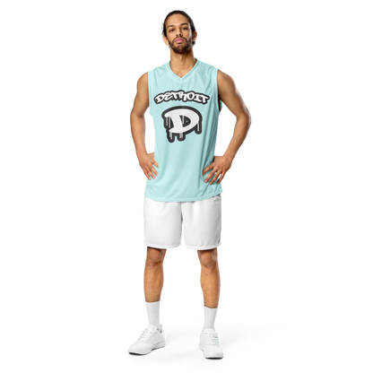 'Detroit 313' Basketball Jersey (Tag Edition) | Unisex - Cyan